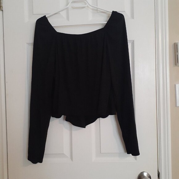 Arula Women's Black Peasant Corset Top Size 2X - Picture 3 of 8